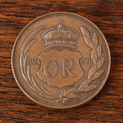 Lot 348 - First World War Peace medal issued for Upper...