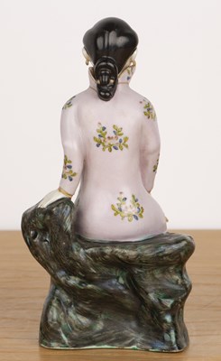 Lot 139 - Porcelain model of a lady Chinese, Republic...