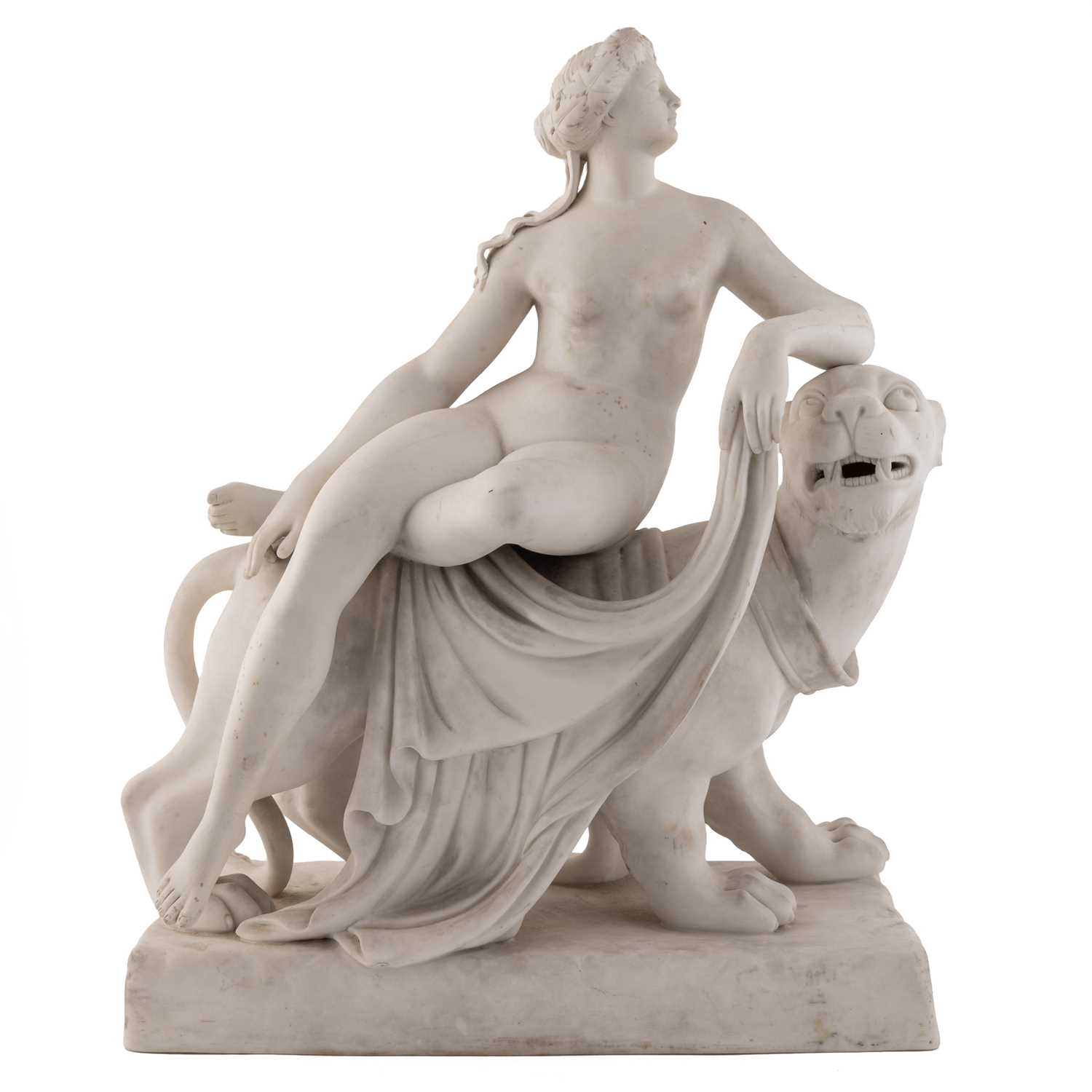 Lot 39 - A 19th century Minton Parian-ware porcelain...