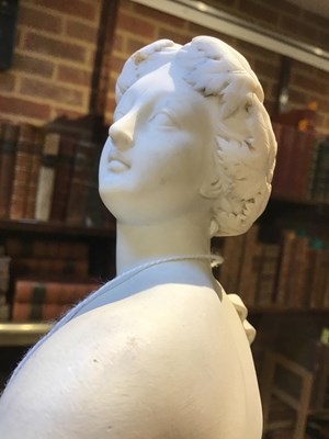Lot 39 - A 19th century Minton Parian-ware porcelain...