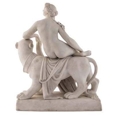Lot 39 - A 19th century Minton Parian-ware porcelain...