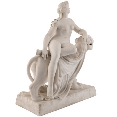 Lot 39 - A 19th century Minton Parian-ware porcelain...