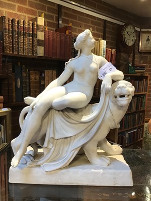 Lot 39 - A 19th century Minton Parian-ware porcelain...