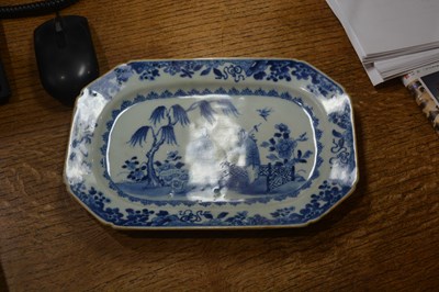 Lot 96 - Four similar graduated blue and white...