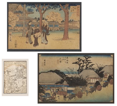 Lot 319 - Collection of woodblock prints after Utagawa...