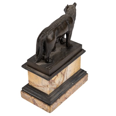 Lot 52 - A bronze cast statue of the Capitoline Wolf