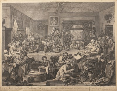 Lot 73 - After William Hogarth (1697-1764), four...