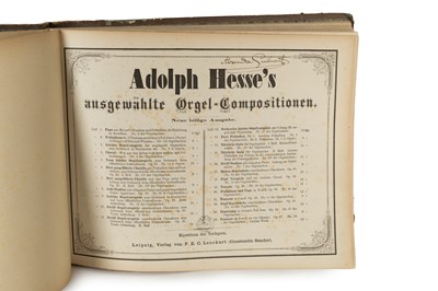 Lot 108A - [Book] Adolph Hesse (1809-1863) Pièces pour...