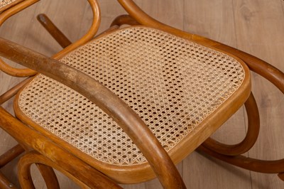 Lot 1015 - A Thonet bentwood rocking chair