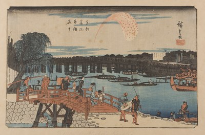 Lot 329 - Collection of woodblock prints after Utagawa...