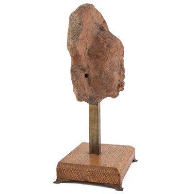 Lot 130 - An ancient Indian terracotta pottery head 16cm...