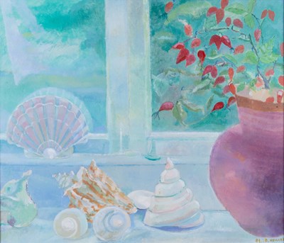 Lot 256 - Diana Howard (b.1947) Rosehips & Shells, 1989...