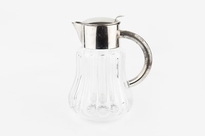 Lot 294 - An early 20th century glass lemonade jug with...