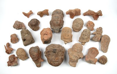 Lot 135 - A collection of ancient Indian terracotta...