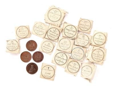 Lot 313 - A collection of twenty 18th Century Tokens,...