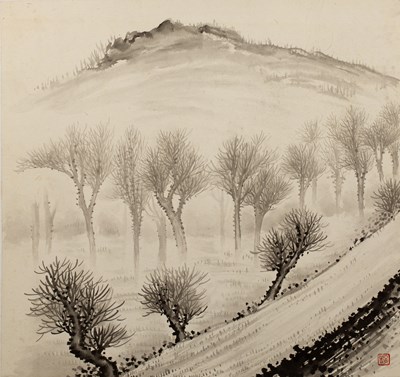 Lot 353 - Chiang Yee (Chinese, 1903-1977) ink and wash...