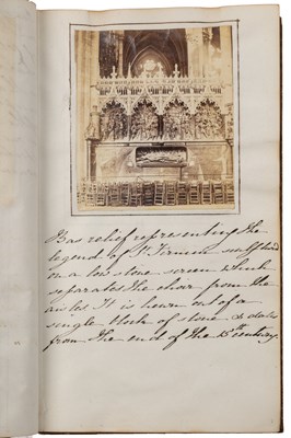 Lot 447 - A 19th century manuscript and scrap diary...