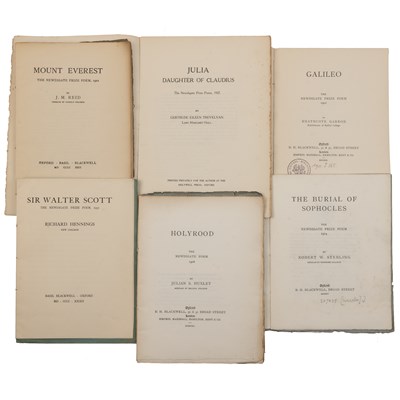 Lot 505 - Oxford University Newdigate Prize Poems. 19...