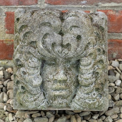 Lot 1226 - A cast reconstituted stone corbel