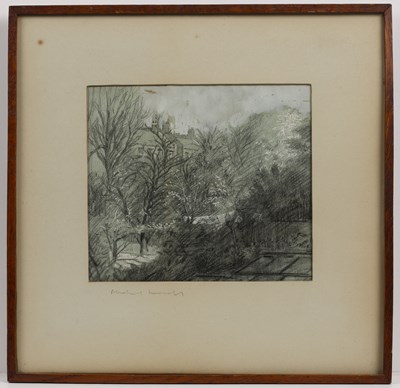 Lot 206 - Michael Fussell (1927-1974) Three townscapes...