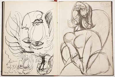 Lot 864 - Pablo Picasso (1881-1973) Carnet de Dessins,...