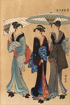 Lot 360 - Torii Kiyonaga (1752-1815) Japanese woodblock...