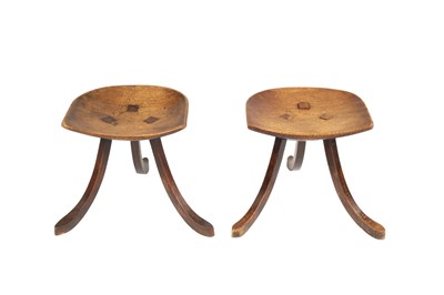 Lot 789 - Liberty & Co. A pair of Thebes stools, circa...