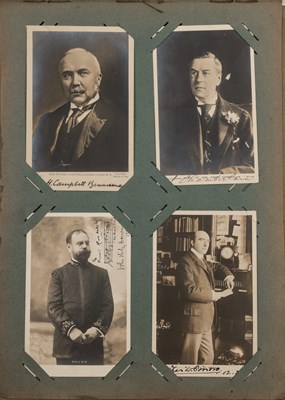 Lot 340 - Autographed Photographs, c.50 in an album....