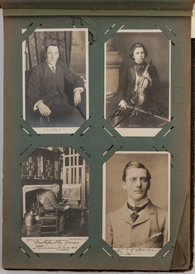 Lot 340 - Autographed Photographs, c.50 in an album....