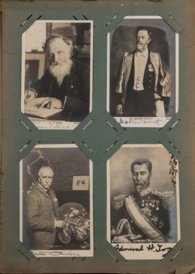 Lot 340 - Autographed Photographs, c.50 in an album....
