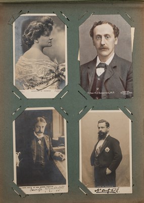 Lot 340 - Autographed Photographs, c.50 in an album....