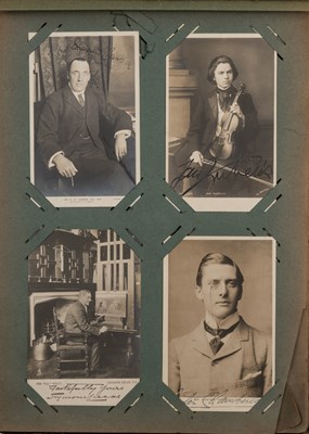 Lot 340 - Autographed Photographs, c.50 in an album....