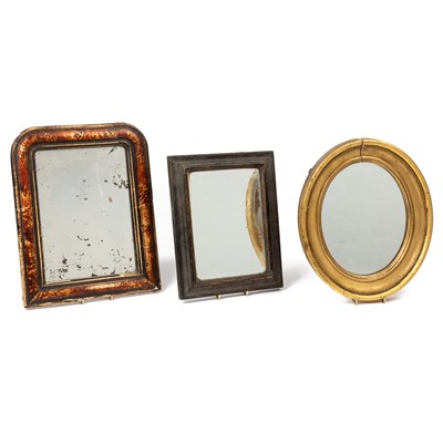 Lot 108 - A collection of three small mirrors
