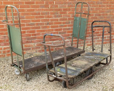 Lot 1314 - Two platform trolleys