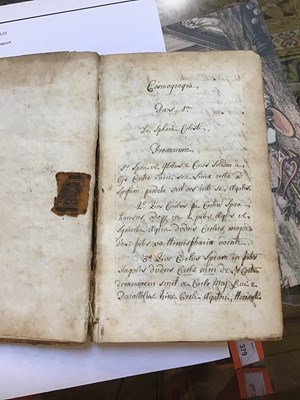 Lot 390 - An early 18th century Latin text manuscript...