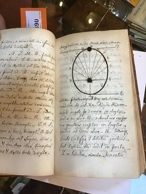 Lot 390 - An early 18th century Latin text manuscript...