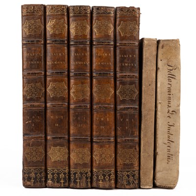 Lot 405 - Blair (Hugh). 'Sermons'. 5 vols. Sharpe et al,...