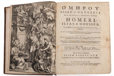 Lot 422 - Homer 'Ilias and Odyssea' Joshua Barnes Ed. 2...