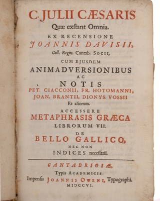 Lot 422 - Homer 'Ilias and Odyssea' Joshua Barnes Ed. 2...