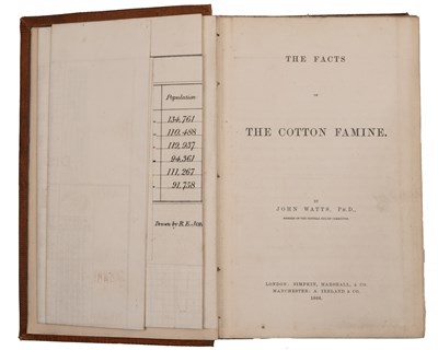 Lot 429 - Watts (John). I The Facts of the Cotton Famine...