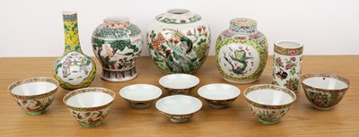 Lot 477 - Group of pieces Chinese, 19th/20th Century...