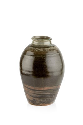 Lot 631 - Mike Dodd (b.1943) Large vase stoneware, with...