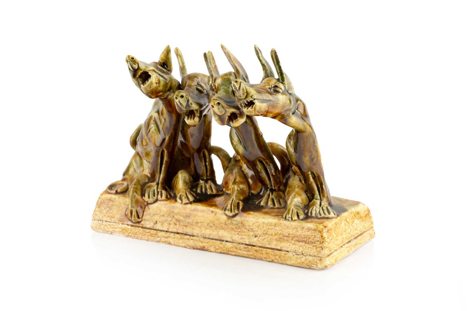 Lot 547 - Ian Gregory (1942-2021) Four Dogs Howling...