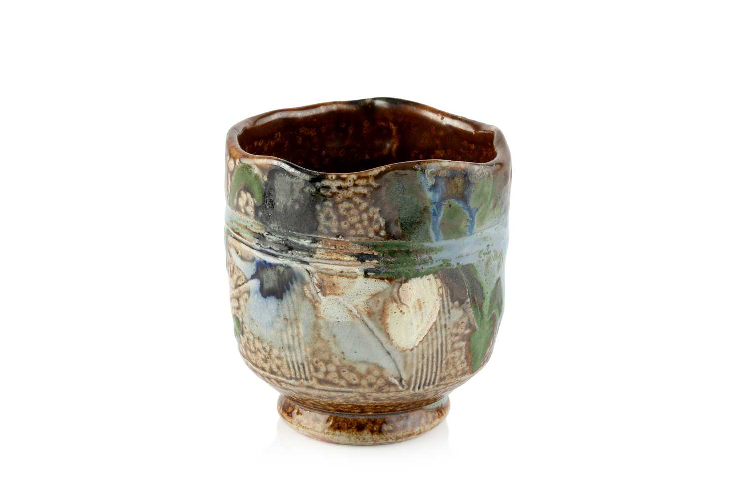 Lot 697 - Richard Dewar (b.1948) Yunomi coloured glazes...