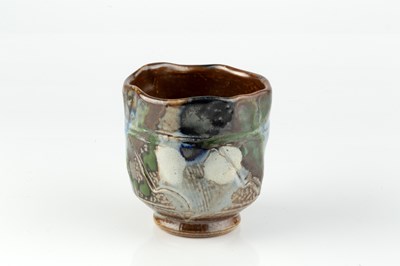 Lot 697 - Richard Dewar (b.1948) Yunomi coloured glazes...