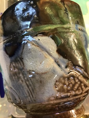 Lot 697 - Richard Dewar (b.1948) Yunomi coloured glazes...
