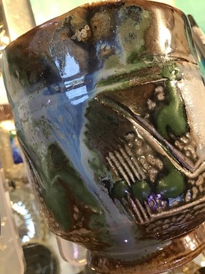 Lot 697 - Richard Dewar (b.1948) Yunomi coloured glazes...