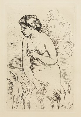 Lot 400 - Pierre Auguste Renoir (1841-1919) Baigneuse...