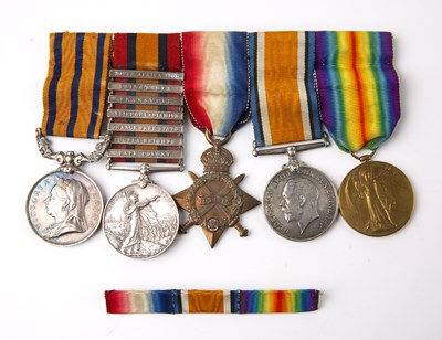 Lot A group of WWI campaign medals awarded to...