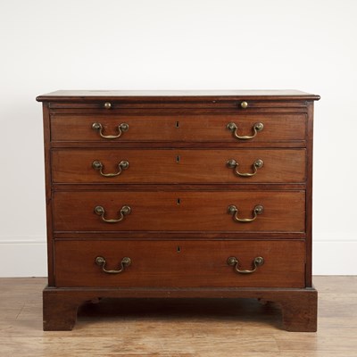 Lot 44 - Mahogany chest of drawers 19th Century, with a...